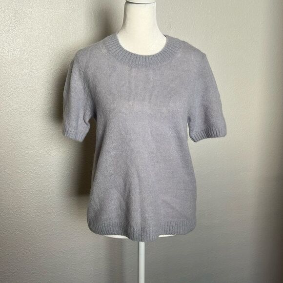 Everlane Alpaca Crewneck Sweater TShirt Size Small Dusty Purple - Picture 1 of 9